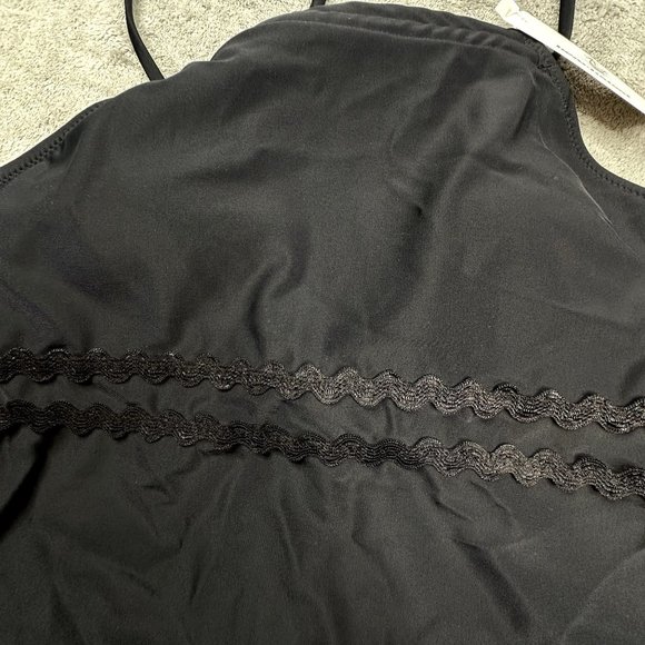 Beachsissi Tankini Top NWT Black Spaghetti Straps New With Tags - Picture 3 of 7